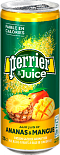 Напиток Perrier Juice Ananas & Mangue газированный