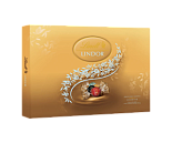 Конфеты Lindor, Золотая Kоробка, Ассорти 210г