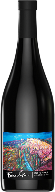 Изображение товара Российское красное вино Бельбек Пино Нуар 0.75 л яркий и элегантный сорт