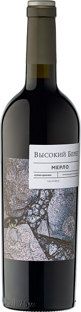 Вино Высокий Берег Мерло 0.75 л красное сухое