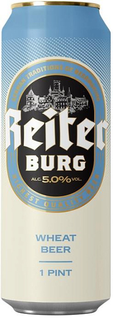 Светлое пиво Reiter Burg Wheat Beer 0.568 л