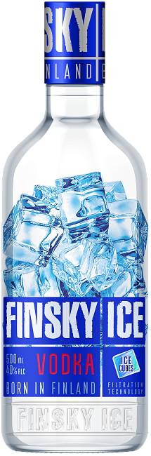 Изображение товара Водка Finsky Ice 0.5 л классическая с эксклюзивной фильтрацией Изображение товара Водка Finsky Ice 0.5 л классическая с эксклюзивной фильтрацией