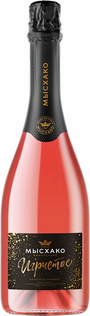 Игристое вино Мысхако 0.75 л розовое полусухое