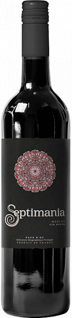 Вино Septimania Merlot Red Dry 0.75 л