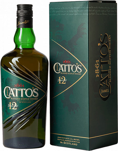 Виски Catto's, 12 летней выдержки 0.7 л