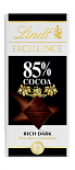 LINDT Excellence 85% Cacao Chocollate