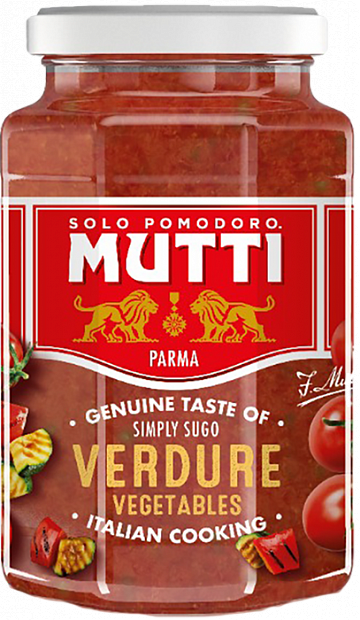 Соус Mutti томатный с овощами гриль с/б