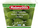 Оливки зелёные Madama Oliva гигантские сладкие с косточкой 250гр