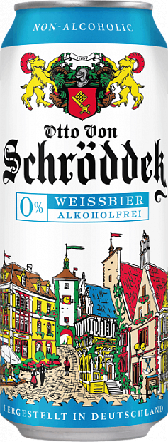 Безалкогольное пиво Otto Von Schrodder Weissbier Non-alcoholic 0.5 л