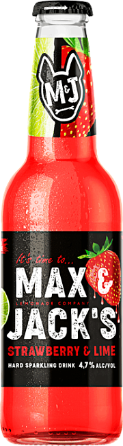 Изображение товара Напиток MAX & JACK'S Клубника-Лайм 0. 45 л со спелой клубникой и лаймом Изображение товара Напиток MAX & JACK'S Клубника-Лайм 0. 45 л со спелой клубникой и лаймом