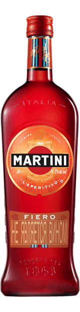 Вермут Martini Fiero 1 л красный сладкий