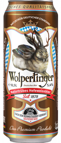 Светлое пиво Wolpertinger Naturtrubes Hefeweissbier