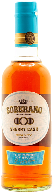 Изображение товара Бренди Soberano Sherry Cask Solera 0. 5 л - выдержка и богатый вкус Изображение товара Бренди Soberano Sherry Cask Solera 0. 5 л - выдержка и богатый вкус