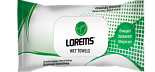 Влажные полотенца для ухода за кожей Lorems Естество Природы
