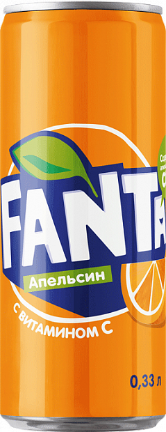 Вода Газированный напиток Fanta Апельсин 0.33 л