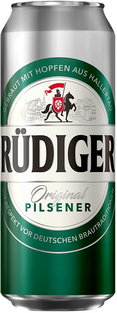 Светлое пиво Rudiger Original Pilsener 0.45 л