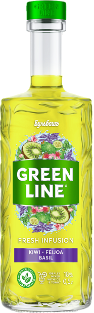 Изображение товара Бульбашъ Гринлайн Киви-Фейхоа-Базилик