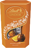 Шоколадные конфеты Lindor апельсин 200гр