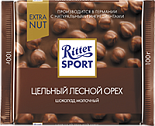 Шоколад Ritter Sport молочный с цельным лесным орехом