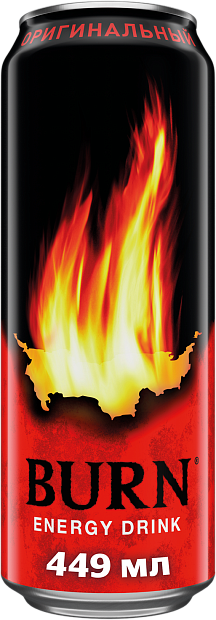 Изображение товара BURN Original Энергетический напиток с ягодным вкусом 0.449 л