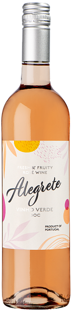 Изображение товара Alegrete Vinho Verde Rose Светлое розовое вино 0.75 л
