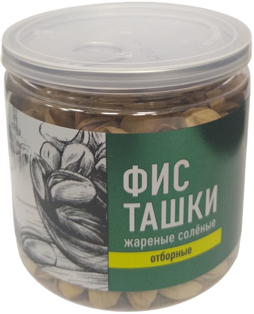Изображение товара Фисташки жареные соленые отборные 175 г от бренда Фистория