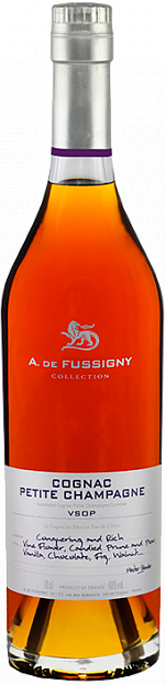 Коньяк A. de Fussigny Petite Champagne VSOP в подарочной упаковке 0.7 л