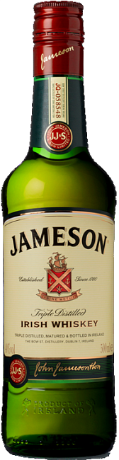 Изображение товара Jameson виски, ирландский купажированный, 0.5 л, 40% об. Изображение товара Jameson виски, ирландский купажированный, 0.5 л, 40% об.