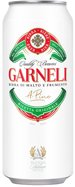 Изображение товара Светлое пиво GARNELI 0.5 л Франция