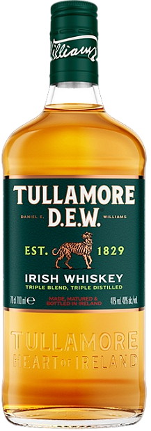Изображение товара Виски Tullamore Dew 0.7 л купажированный ирландский напиток