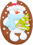 Пряник Снеговик