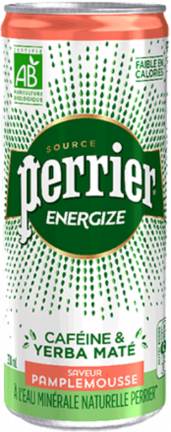 Напиток Perrier Energize газированный со вкусом грейпфрута 0.33 л