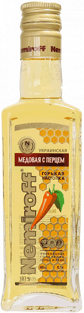 Настойка горькая Nemiroff Украинская медовая с перцем 0.1 л
