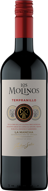 Изображение товара Вино Los Molinos Tempranillo 0.75 л