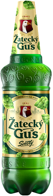 Изображение товара Пиво Zatecky Gus Светлый лагер 1.35 л, оригинальный рецепт Изображение товара Пиво Zatecky Gus Светлый лагер 1.35 л, оригинальный рецепт