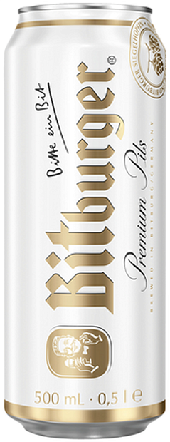 Пиво Bitburger Premium Pils 0.5 л