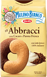 Печенье Mulino Bianco Abbracchi сдобное с какао и сливками