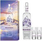 Водка MontBlanc RD23 промо упаковка с 2-мя стопками