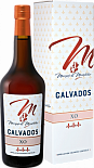 Кальвадос Marquis De Montdidier XO Calvados AOC, в подарочной упаковке