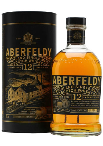 Изображение товара Виски Aberfeldy 12 лет односолодовый шотландский 0.7 л Изображение товара Виски Aberfeldy 12 лет односолодовый шотландский 0.7 л