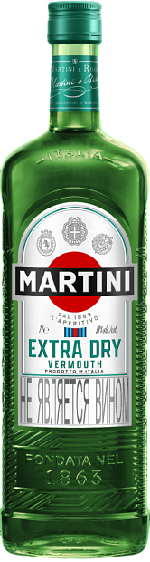 Изображение товара Вермут Martini Extra Dry 1 л Италия сухой травяной цитрусовый вкус