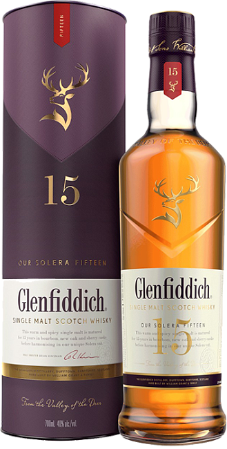 Изображение товара Виски Glenfiddich, 15 летней выдержки, в п/у Изображение товара Виски Glenfiddich, 15 летней выдержки, в п/у
