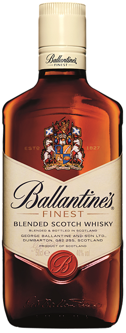 Изображение товара Виски Ballantine's Finest 0.5 л купажированный шотландский виски Изображение товара Виски Ballantine's Finest 0.5 л купажированный шотландский виски