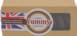 Печенье кунжутное Yummy в горьком шоколаде
