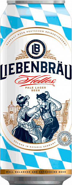Светлое пиво Liebenbrau Helles 0.5 л