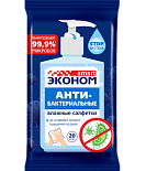Влажные салфетки антибактериальные эконом Smart №20