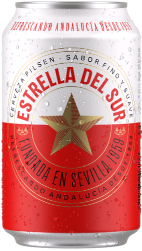 Светлое пиво Estrella Sur