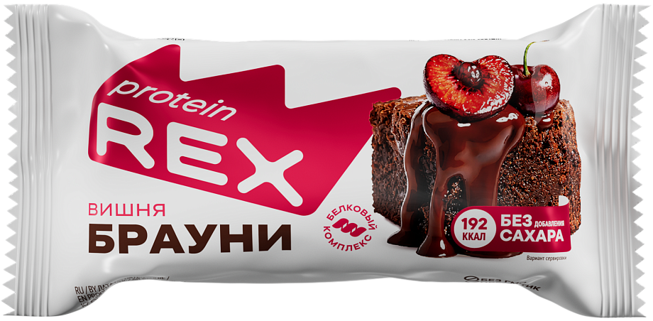 Изображение товара Пирожное протеиновое Брауни вишневое Изображение товара Пирожное протеиновое Брауни вишневое