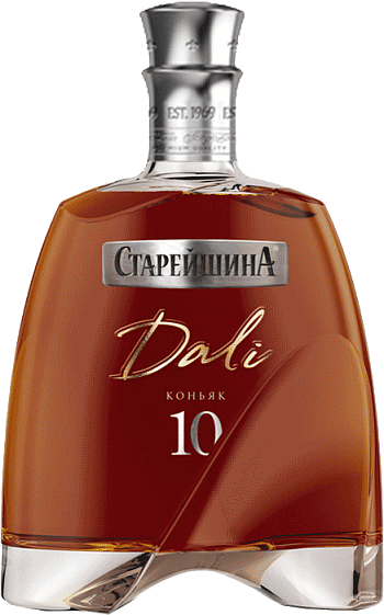 Изображение товара Коньяк Старейшина Dali 10 летней выдержки, Россия, 0.5 литра Изображение товара Коньяк Старейшина Dali 10 летней выдержки, Россия, 0.5 литра