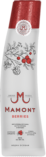 Водка Mamont Berries 0.5 л